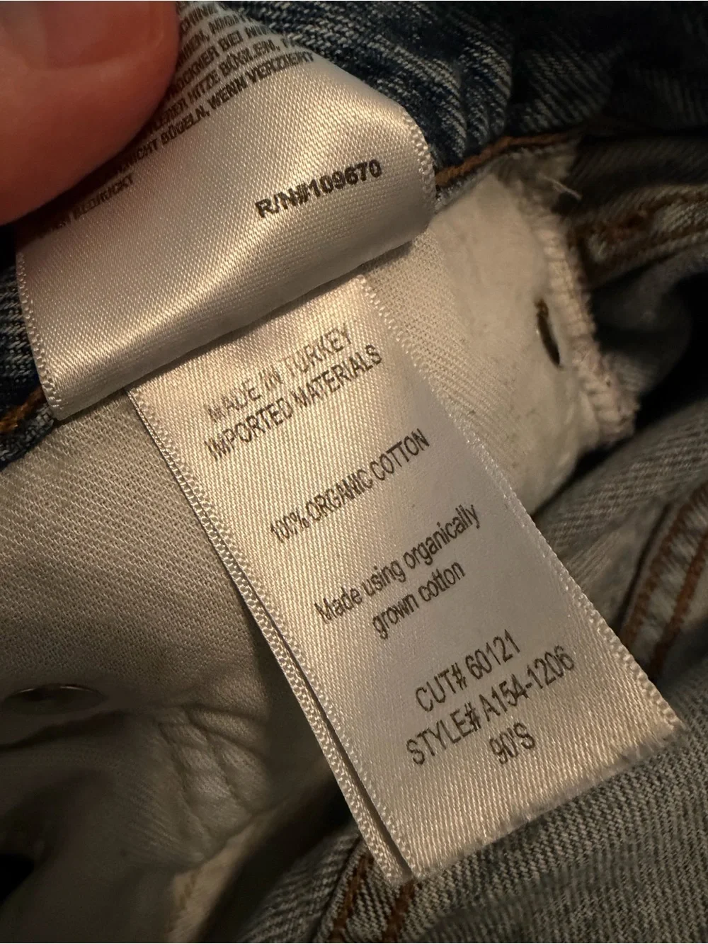 AGOLDE 90s Pinch Waist High Rise Straight Jeans | Size 30 - Picture 10 of 10